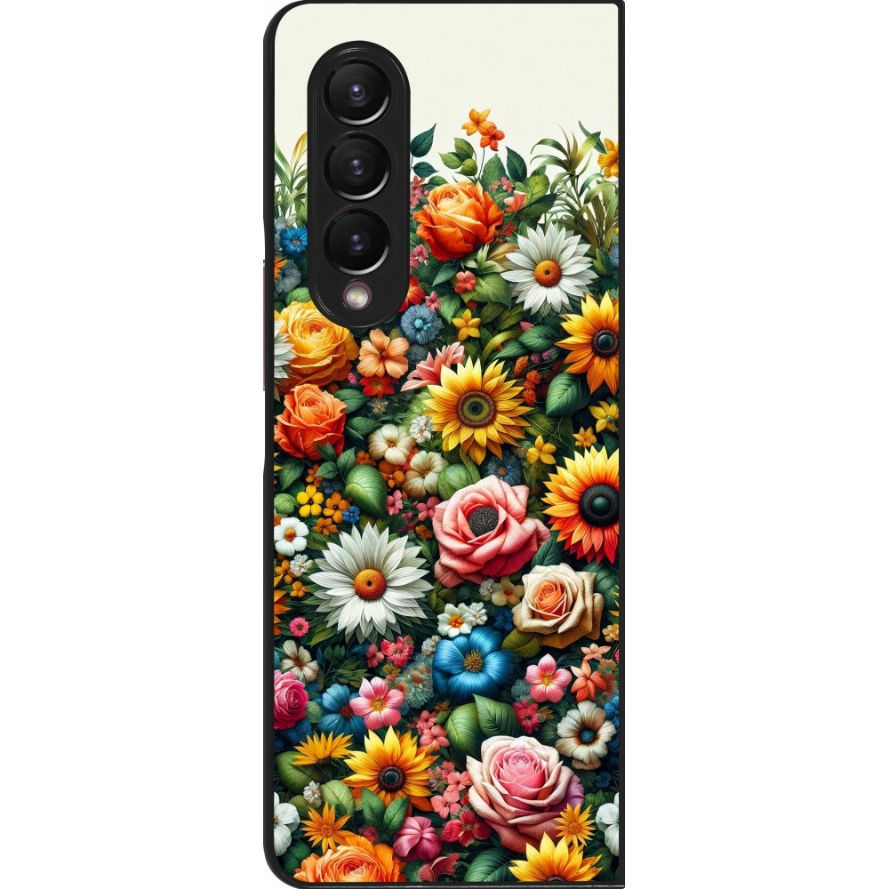 Coque Samsung Galaxy Z Fold4 - Summer Floral Pattern