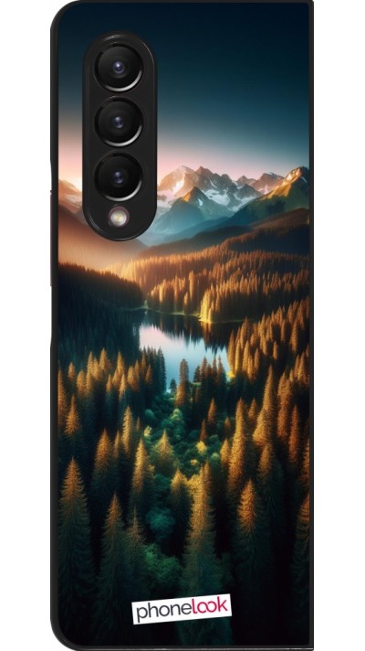 Coque Samsung Galaxy Z Fold4 - Sunset Forest Lake