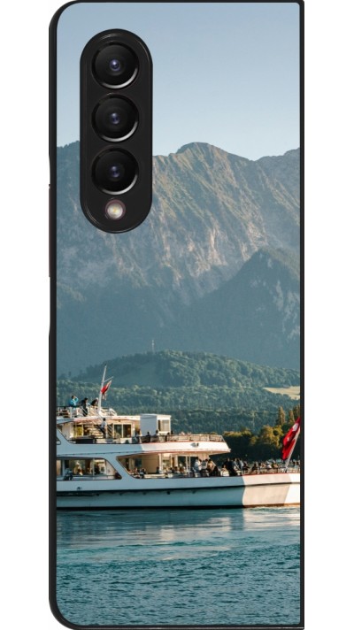 Coque Samsung Galaxy Z Fold4 - Fête Nationale Suisse Bateau Leman