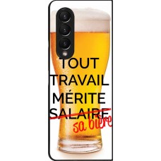 Samsung Galaxy Z Fold4 Case Hülle - Tout travail mérite sa bière