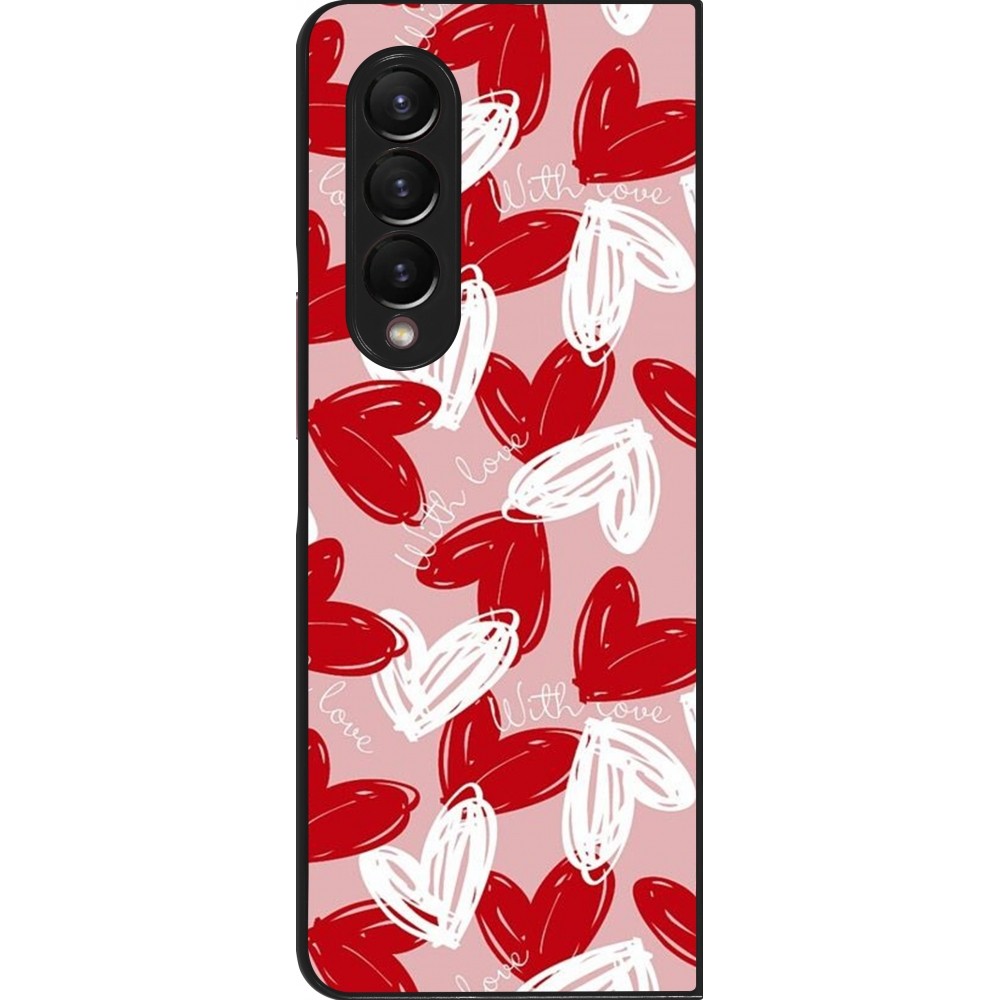 Samsung Galaxy Z Fold4 Case Hülle - Valentine 2024 with love heart