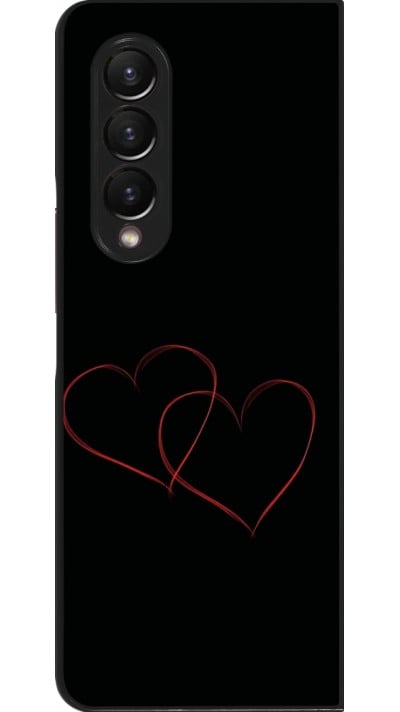 Coque Samsung Galaxy Z Fold4 - Valentine 2023 attached heart