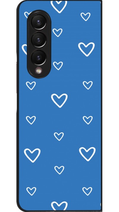 Coque Samsung Galaxy Z Fold4 - Valentine 2023 blue hearts