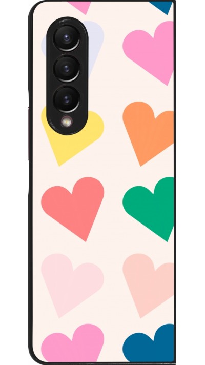 Coque Samsung Galaxy Z Fold4 - Valentine 2023 colorful hearts
