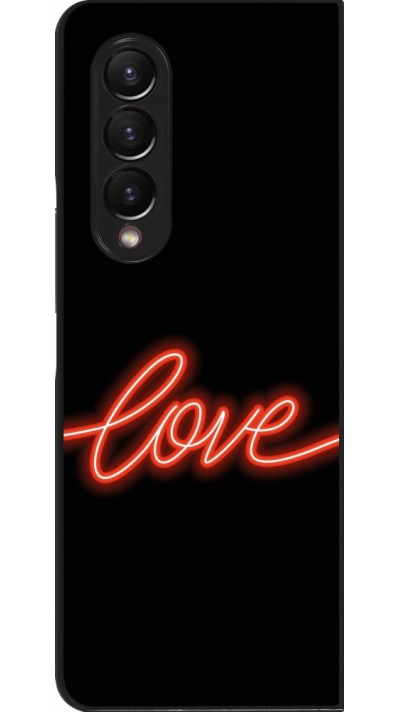 Coque Samsung Galaxy Z Fold4 - Valentine 2023 neon love