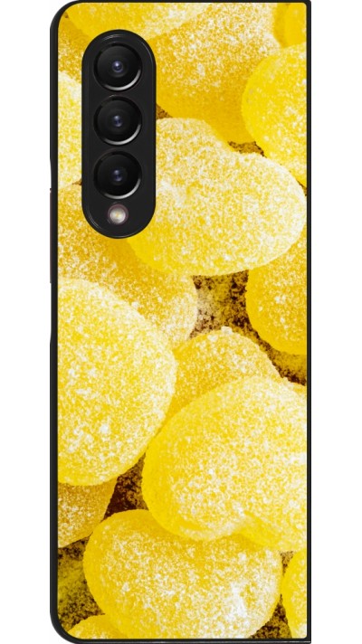 Coque Samsung Galaxy Z Fold4 - Valentine 2023 sweet yellow hearts