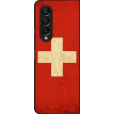 Samsung Galaxy Z Fold4 Case Hülle - Vintage Flag SWISS