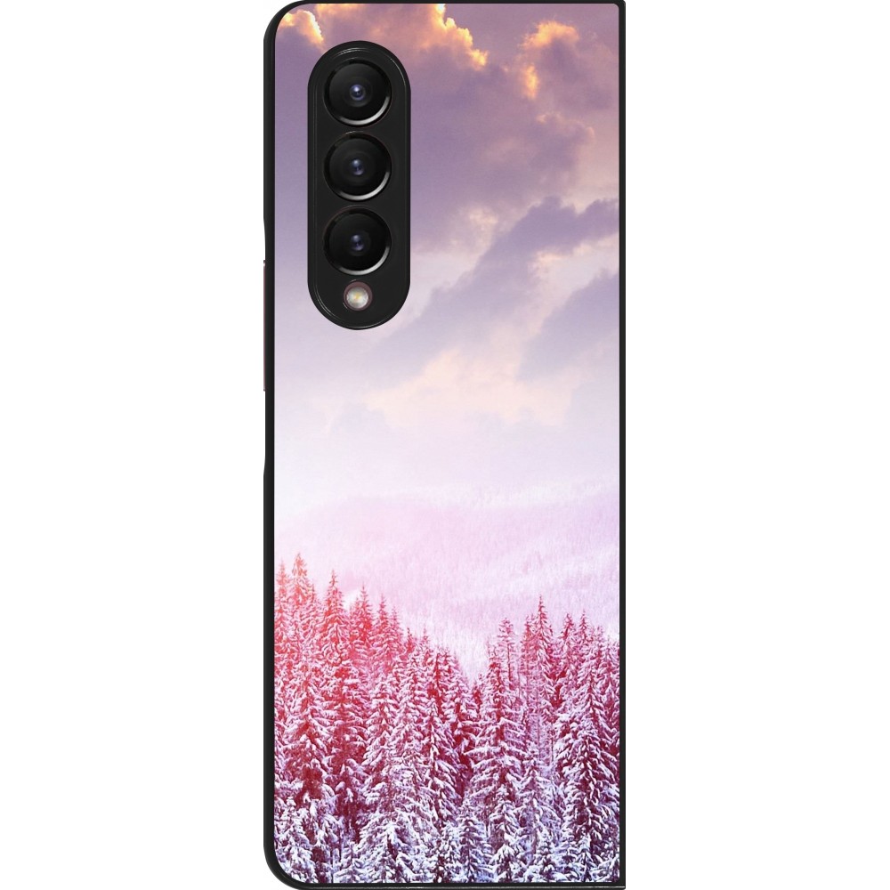 Samsung Galaxy Z Fold4 Case Hülle - Winter 22 Pink Forest