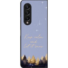 Coque Samsung Galaxy Z Fold4 - Winter 25 Winter illustration of trees