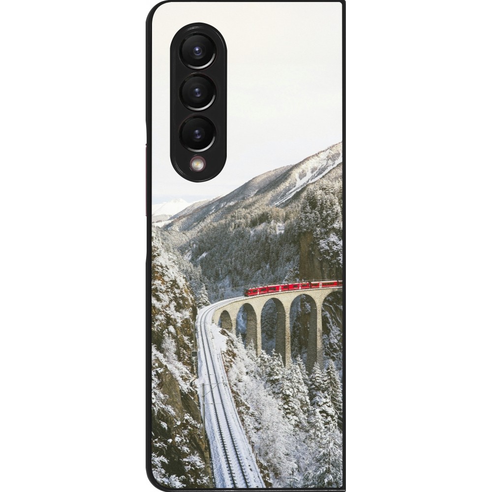 Coque Samsung Galaxy Z Fold4 - Winter 25 Winter polar express