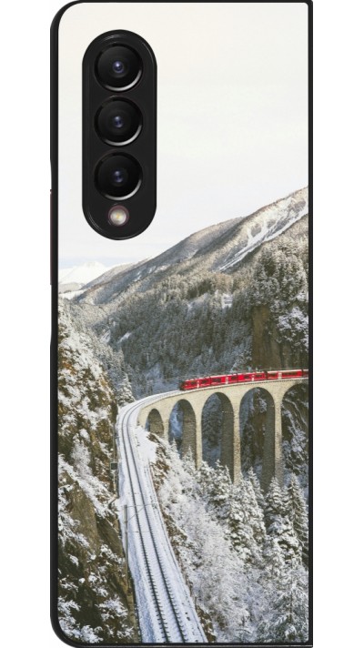 Coque Samsung Galaxy Z Fold4 - Winter 25 Winter polar express