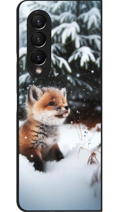 Samsung Galaxy Z Fold4 Case Hülle - Weihnachten 2023 Fuechslein Tanne