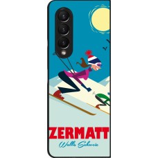 Coque Samsung Galaxy Z Fold4 - Zermatt Ski Downhill