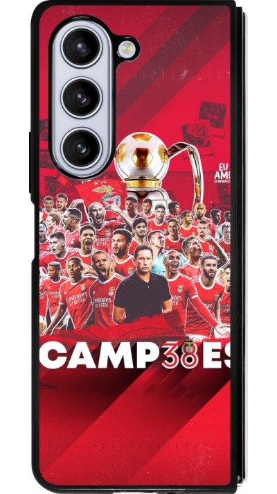 Coque Samsung Galaxy Z Fold5 - Silicone rigide noir Benfica Campeoes 2023