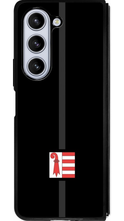 Samsung Galaxy Z Fold5 Case Hülle - Silikon schwarz Kanton JU schwarz