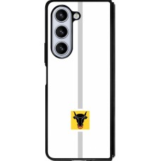 Samsung Galaxy Z Fold5 Case Hülle - Silikon schwarz Kanton UR weiss