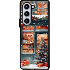 Coque Samsung Galaxy Z Fold5 - Silicone rigide noir Christmas 25 Xmas Shop