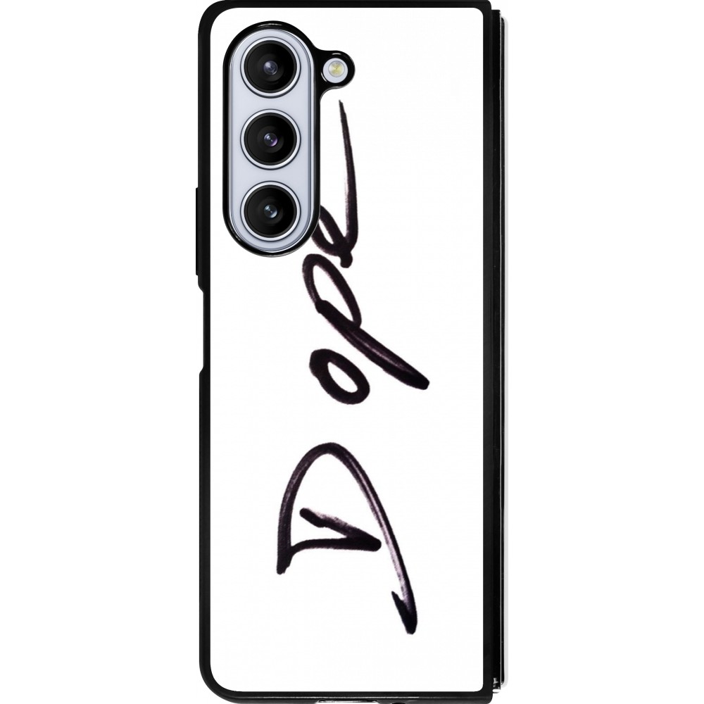 Coque Samsung Galaxy Z Fold5 - Silicone rigide noir Dope