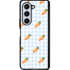Coque Samsung Galaxy Z Fold5 - Silicone rigide noir Easter 2026 Pattern carrots