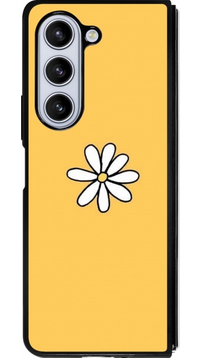 Samsung Galaxy Z Fold5 Case Hülle - Silikon schwarz Easter 2023 daisy