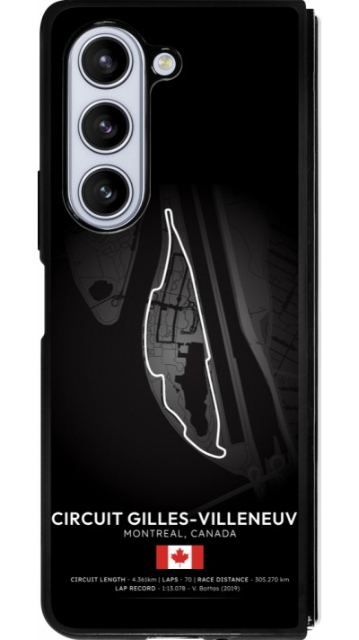 Coque Samsung Galaxy Z Fold5 - Silicone rigide noir F1 Track 2025 Canada
