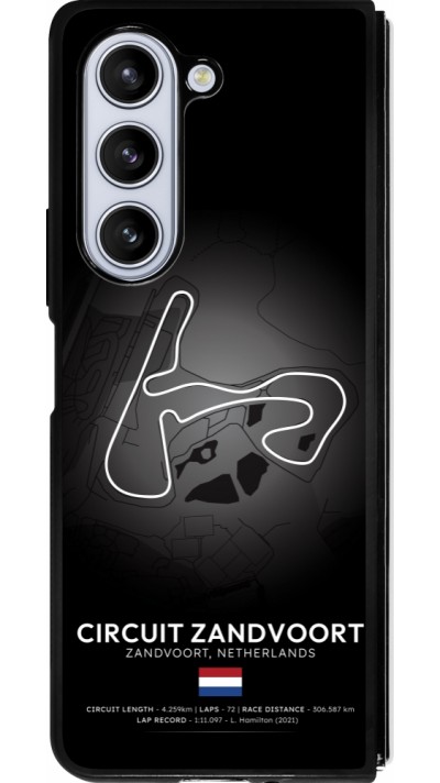Coque Samsung Galaxy Z Fold5 - Silicone rigide noir F1 Track 2025 Netherlands