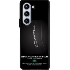 Coque Samsung Galaxy Z Fold5 - Silicone rigide noir F1 Track 2025 Saudi Arabia