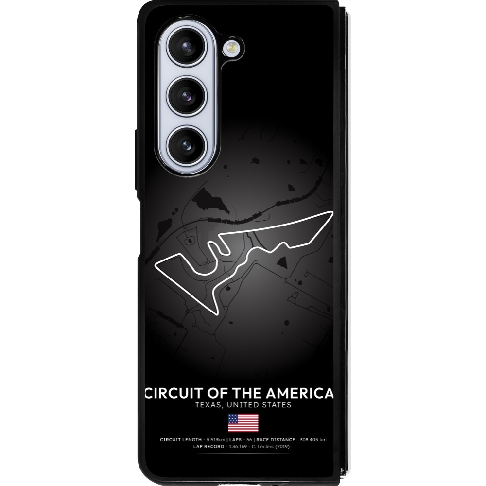 Coque Samsung Galaxy Z Fold5 - Silicone rigide noir F1 Track 2025 United States
