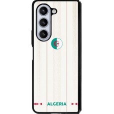 Coque Samsung Galaxy Z Fold5 - Silicone rigide noir Maillot de football Algérie 2026 personnalisable