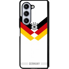 Coque Samsung Galaxy Z Fold5 - Silicone rigide noir Maillot de football Allemagne 2026 personnalisable