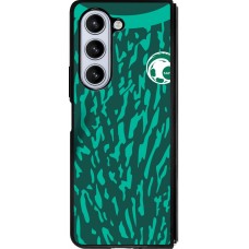 Samsung Galaxy Z Fold5 Case Hülle - Silikon schwarz Saudi-Arabien 2022 personalisierbares Fussballtrikot