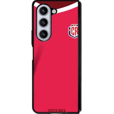 Samsung Galaxy Z Fold5 Case Hülle - Silikon schwarz Costa Rica 2022 personalisierbares Fussballtrikot