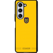 Samsung Galaxy Z Fold5 Case Hülle - Silikon schwarz Ecuador 2026 personalisierbares Fussballtrikot