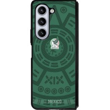 Coque Samsung Galaxy Z Fold5 - Silicone rigide noir Maillot de football Mexique 2026 personnalisable