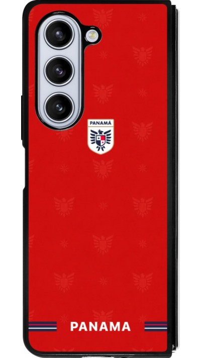 Coque Samsung Galaxy Z Fold5 - Silicone rigide noir Maillot de football Panama 2026 personnalisable