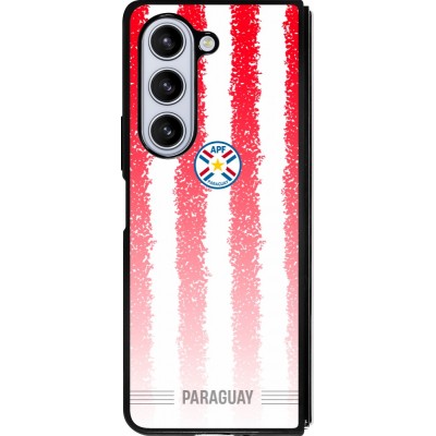 Samsung Galaxy Z Fold5 Case Hülle - Silikon schwarz Paraguay 2026 personalisierbares Fussballtrikot