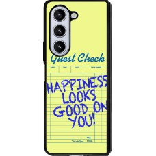 Coque Samsung Galaxy Z Fold5 - Silicone rigide noir Guest check 2026