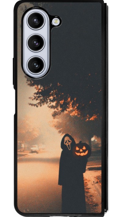 Samsung Galaxy Z Fold5 Case Hülle - Silikon schwarz Halloween 2025 Scream Samsung Galaxy Z Fold5 Case Hülle - Silikon schwarz Halloween 2025 Scream