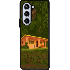 Coque Samsung Galaxy Z Fold5 - Silicone rigide noir Benitos house DTMF