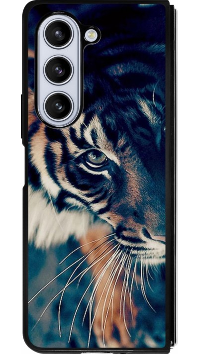 Samsung Galaxy Z Fold5 Case Hülle - Silikon schwarz Incredible Lion