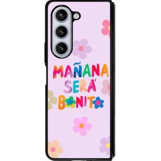 Coque Samsung Galaxy Z Fold5 - Silicone rigide noir Karol G Manana sera bonito