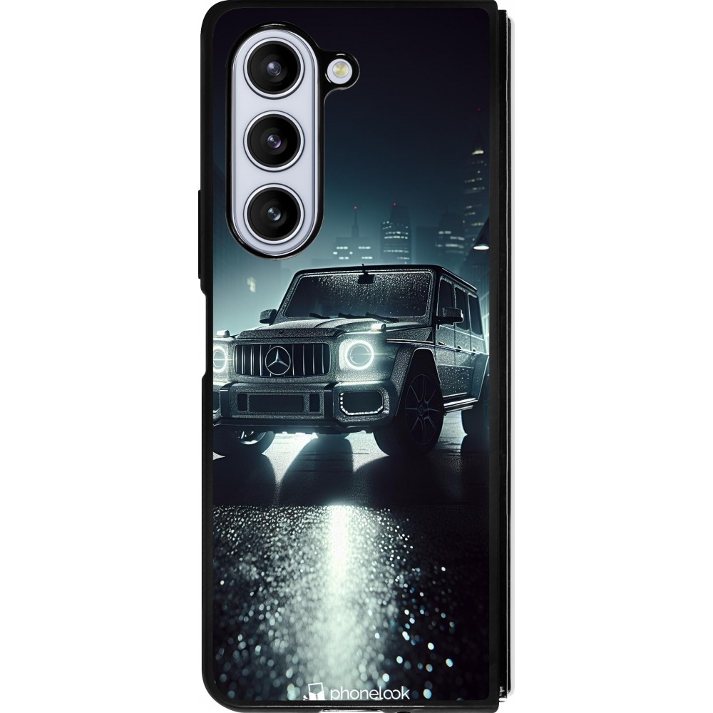 Samsung Galaxy Z Fold5 Case Hülle - Silikon schwarz Mercedes G AMG Nacht