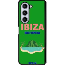 Coque Samsung Galaxy Z Fold5 - Silicone rigide noir Pop Summer Destination Ibiza
