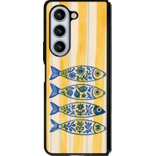 Coque Samsung Galaxy Z Fold5 - Silicone rigide noir Portuguese fish 2026