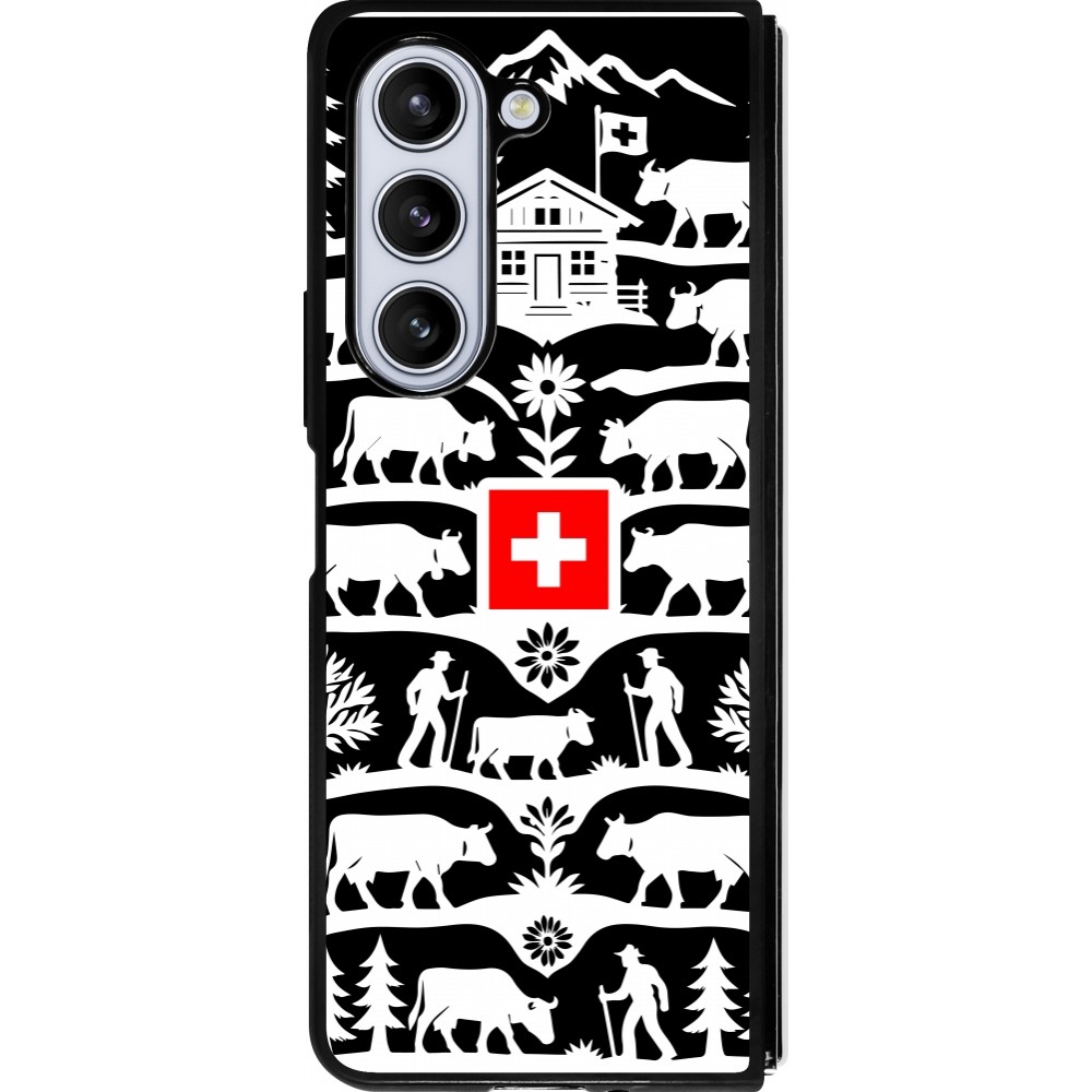 Samsung Galaxy Z Fold5 Case Hülle - Silikon schwarz Poya Schweiz 3 schwarz