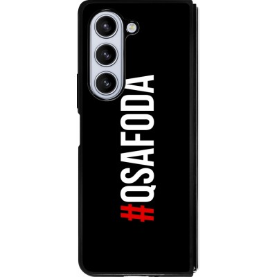 Samsung Galaxy Z Fold5 Case Hülle - Silikon schwarz Qsafoda 1