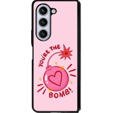 Coque Samsung Galaxy Z Fold5 - Silicone rigide noir Saint Valentines Day 26 You are the bomb
