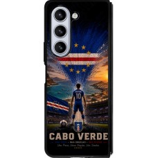 Coque Samsung Galaxy Z Fold5 - Silicone rigide noir Football Cap-Vert splash 2026