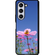 Coque Samsung Galaxy Z Fold5 - Silicone rigide noir Bee on a flower 2026
