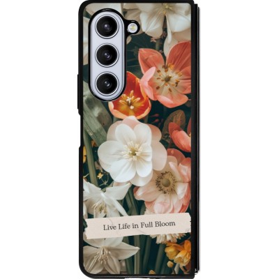 Samsung Galaxy Z Fold5 Case Hülle - Silikon schwarz Full Bloom Spring 2026